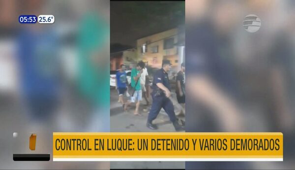 Operativo ''Año Paha'': Un detenido y varios demorados en Luque | Telefuturo