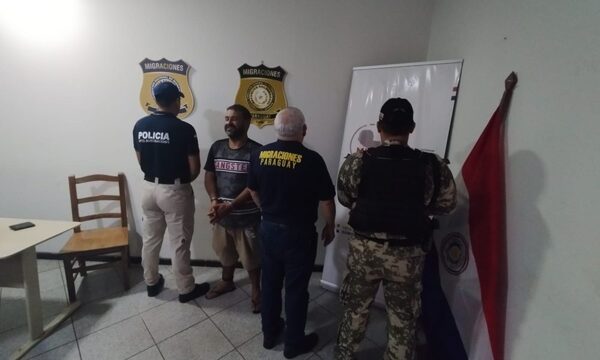 Expulsan del país a delincuente brasileño