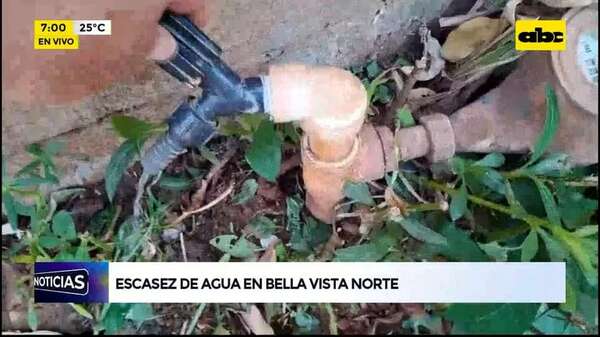 Video: escasez de agua en Bella Vista Norte - ABC Noticias - ABC Color
