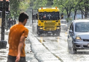 Calor agobiante en el Chaco y lluvias importantes al sur