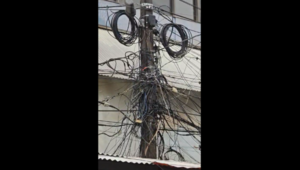 Susto en el centro de Ciudad del Este por incendio en el sistema eléctrico - ADN Digital