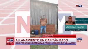 Detienen a sospechoso del asesinato de "Guavirú" - Noticias Paraguay