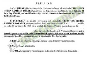 Falta de garantías incide en aplicación de prisión preventiva para presunto narco