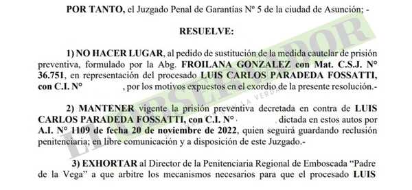 Presunto sicario seguirá con prisión preventiva