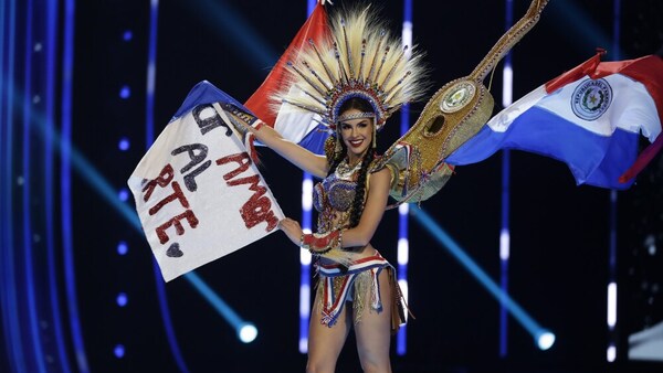 Elicena homenajea a Mangoré con traje alegórico en Miss Universo 2023
