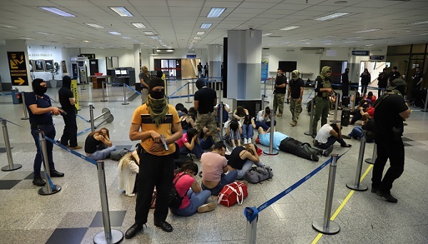 ¡No es una película! Realizaron un simulacro en el aeropuerto Silvio Pettirossi