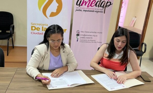 Mujeres emprendedoras y Comuna de CDE firman convenio