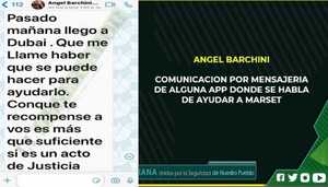 “Que me llame a ver qué se puede hacer”: Ángel Barchini habría intentado ayudar a Sebastián Marset en Dubai
