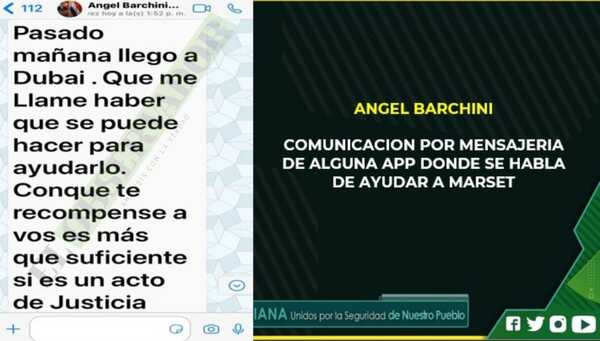 “Que me llame a ver qué se puede hacer”: Ángel Barchini habría intentado ayudar a Sebastián Marset en Dubai