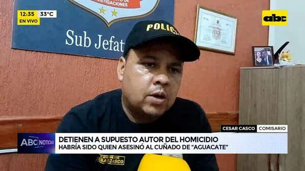 Video: detienen a supuesto autor del asesinato del cuñado de “Aguacate” - ABC Noticias - ABC Color