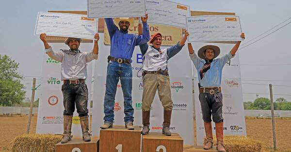 La Nación / Competencia de doma premió a los 4 mejores