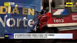 Video: accidente múltiple sobre Cerro Corá y Pa’i Pérez - ABC Noticias - ABC Color