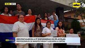 Video: desvincularon a 37 enfermeras de IPS Ayolas - ABC Noticias - ABC Color