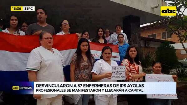 Video: desvincularon a 37 enfermeras de IPS Ayolas - ABC Noticias - ABC Color