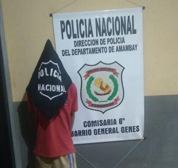 PJC: Joven es detenido en General Genes por robarle a su propia madre