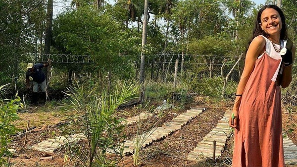 Fio Migliore decidió plantar para crear un bosque