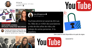 »Ahí les va», canal ruso fue eliminado de Youtube en Paraguay