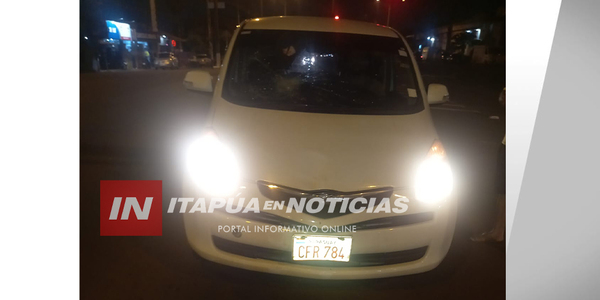 PEATÓN TUVO UNA FRACTURA EN EL BRAZO LUEGO DE PROTAGONIZAR COLISIÓN CON VEHÍCULO - Itapúa Noticias