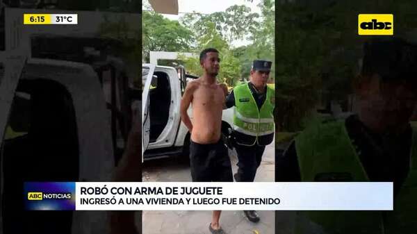 Video: robó con arma de juguete - ABC Noticias - ABC Color