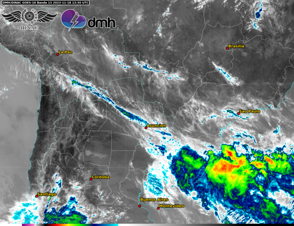 Alerta meteorológica para varios departamentos - ADN Digital