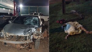 Joven motoca murió arrollado por un auto