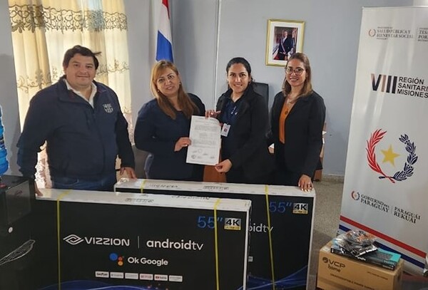 Octava Región Sanitaria recibe televisores para habilitación de tableros de visualización