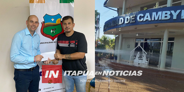 JAIME HINTERLEITNER APOYA AL DEPORTE EN EL DISTRITO DE CAMBYRETÁ - Itapúa Noticias