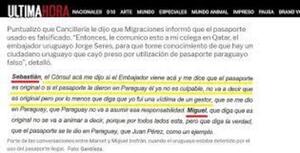 Marset y “Tío Rico” querían que Barchini diga en Dubai que el pasaporte falso era auténtico