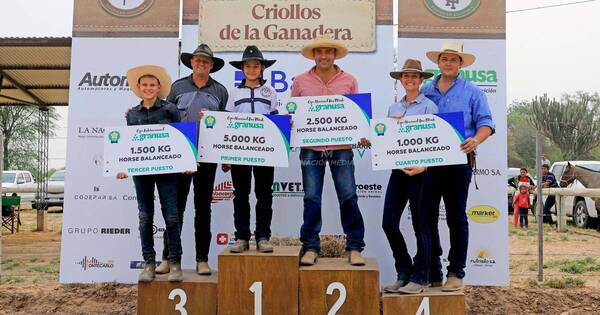 La Nación / El lazo nacional dúo del concurso criollo coronó a 8 jinetes