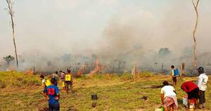 La Nación / Incendios forestales avanzan en tres departamentos de Bolivia