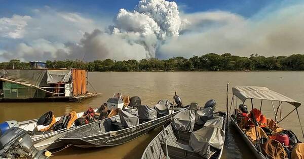 La Nación / Incendios se agravan en el Pantanal brasileño