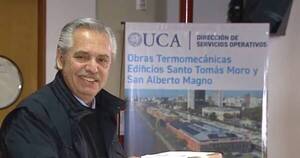 La Nación / Con posturas opuestas, votaron Alberto Fernández y Mauricio Macri