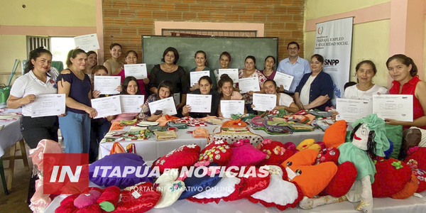 CON GRAN ÉXITO CULMINÓ CURSO DE BLANQUERÍA EN CARMEN DEL PARANÁ - Itapúa Noticias