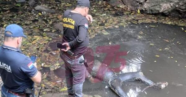 Hallan cadáver en arroyo de PJC