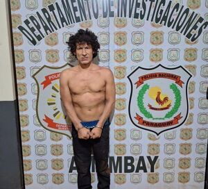 Policía detiene a supuesto autor del crimen de una niña de 3 años en Pedro Juan Caballero