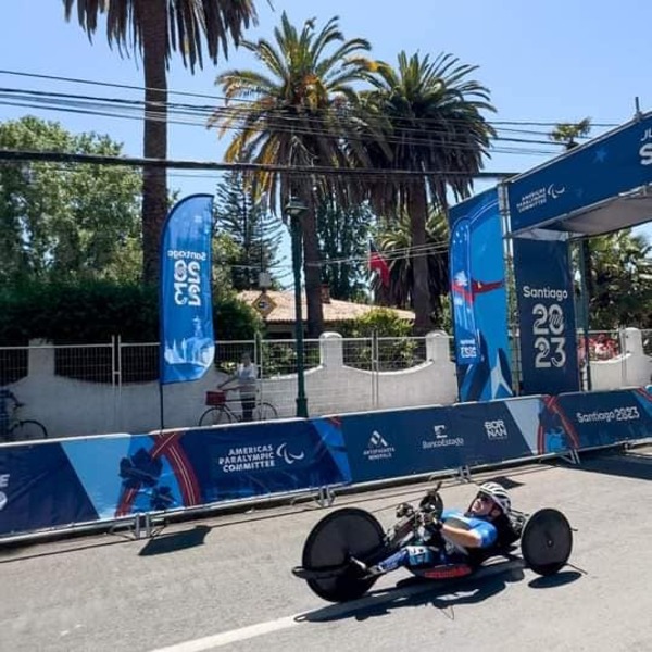 Paraciclista Iván Cáceres marcó debut paraguayo en Chile - La Tribuna
