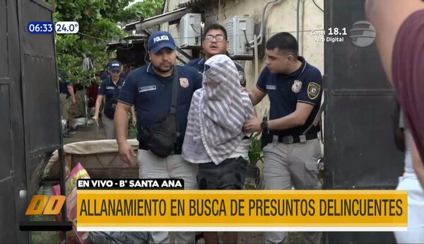 Allanamientos simultáneos tras muerte de adolescente en Asunción | Telefuturo