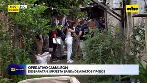 Operativo Camaleón: desbaratan supuesta banda de asaltos  - ABC Noticias - ABC Color