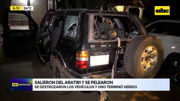 Video: salieron del Aratiri y se pelearon - ABC Noticias - ABC Color