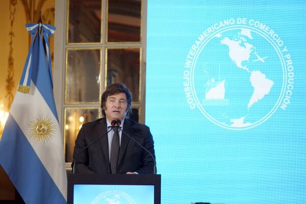 Milei anuncia privatizaciones como presidente electo
