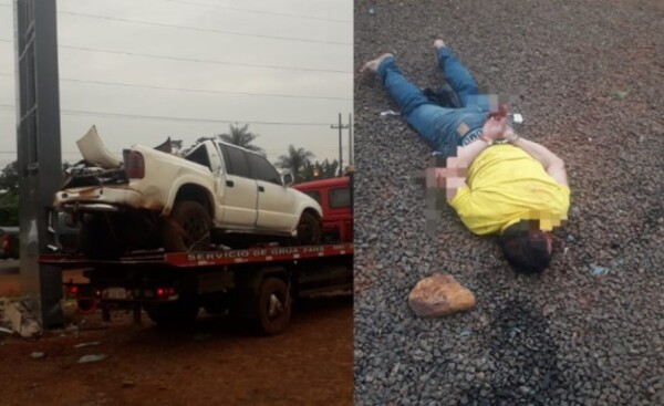 Cliente ebrio pidió "carona", luego robó y volcó el vehículo ajeno