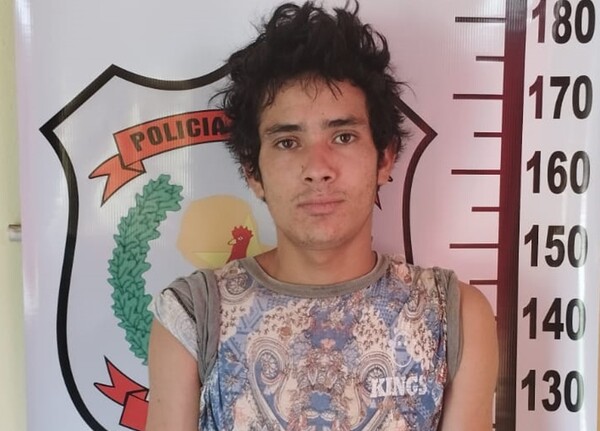 PJC: Preso infraganti llevando una lavarropa ajena al hombro