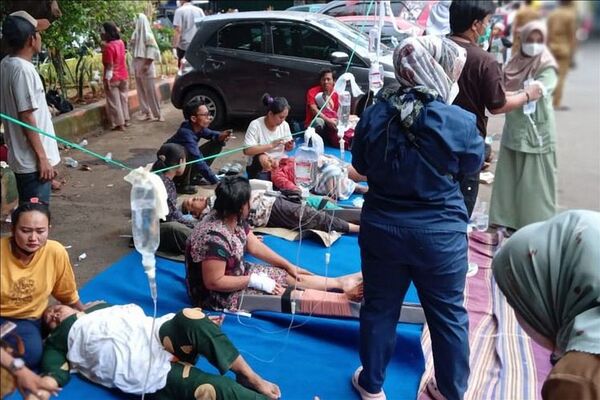Sigue en aumento lascifras de fallecidos en Indonesia