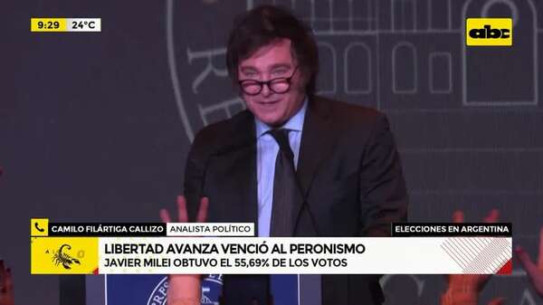Elecciones en Argentina: Libertad Avanza venció al peronismo - ABC Noticias - ABC Color