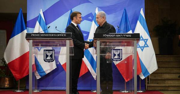 La Nación / Macron recrimina a Netanyahu por pérdidas civiles en Gaza