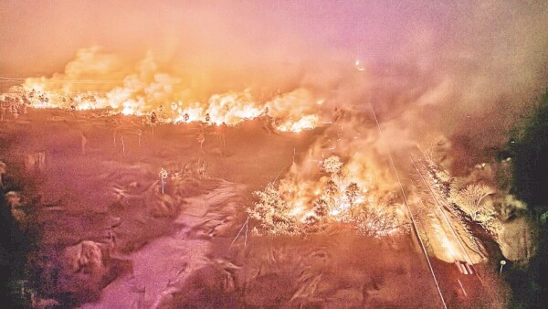Los incendios siguen devorando el Pantanal día y noche