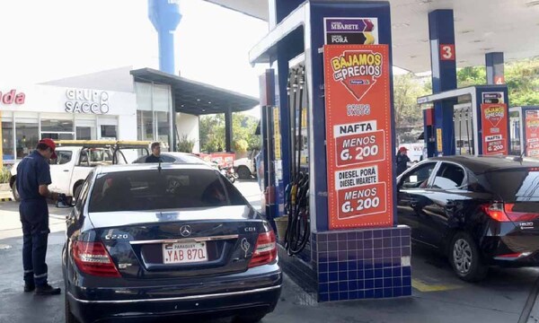 Petropar reduce precio de naftas en G. 250 y mantiene costo del diésel – Prensa 5