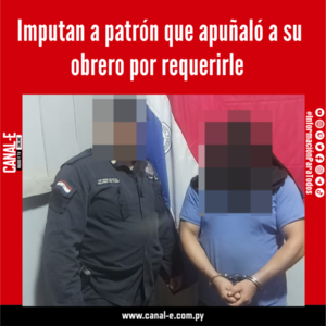 Imputan a patrón que apuñaló a su obrero por requerirle