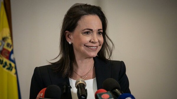 María Corina Machado felicita a Milei