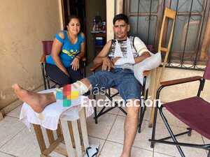 Hombre sufrió brutal ataque perros Pittbull en Encarnación